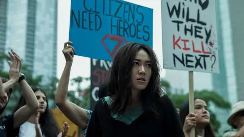 Karen Fukuhara como Kimiko en 'The Boys' Karen Fukuhara como Kimiko en 'The Boys'