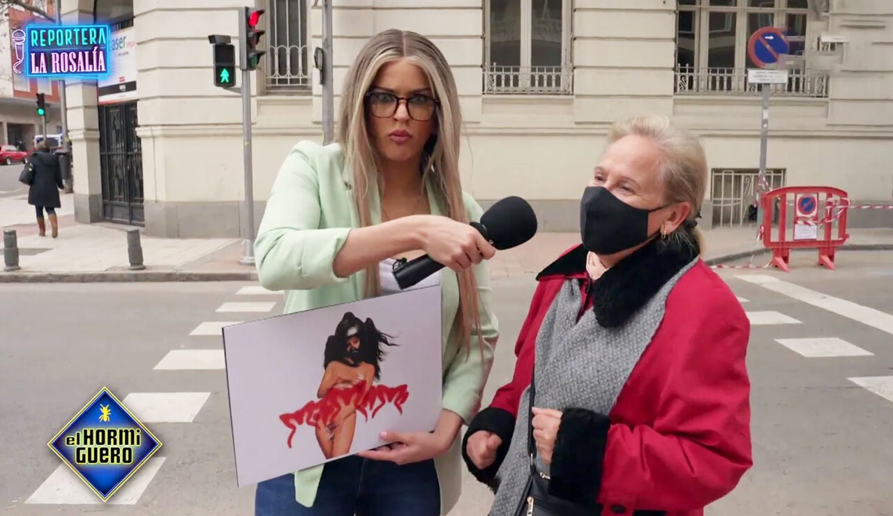 Rosal&iacute;a, reportera por un d&iacute;a, asume las cr&iacute;ticas en persona: "No soy su fan, del novio s&iacute;"