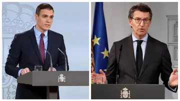 Pedro Sánchez y Alberto Núñez Feijóo