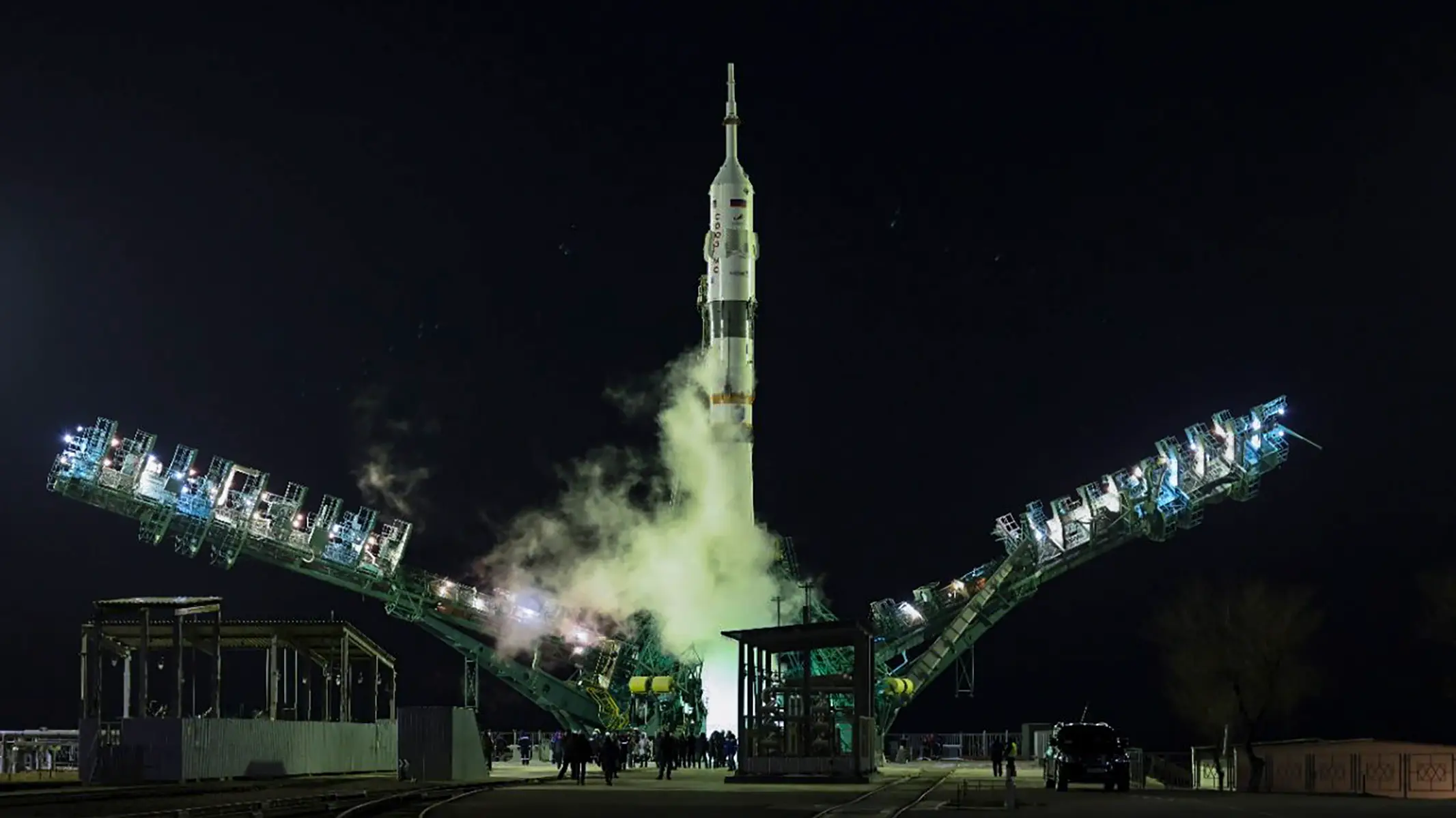 Despegue de la nave Soyuz MS-21 Despegue de la nave Soyuz MS-21