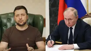 Zelenski y Putin Zelenski y Putin