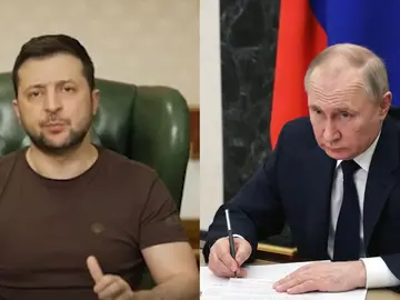Zelenski y Putin Zelenski y Putin