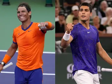 Rafa Nadal y Carlos Alcaraz Rafa Nadal y Carlos Alcaraz
