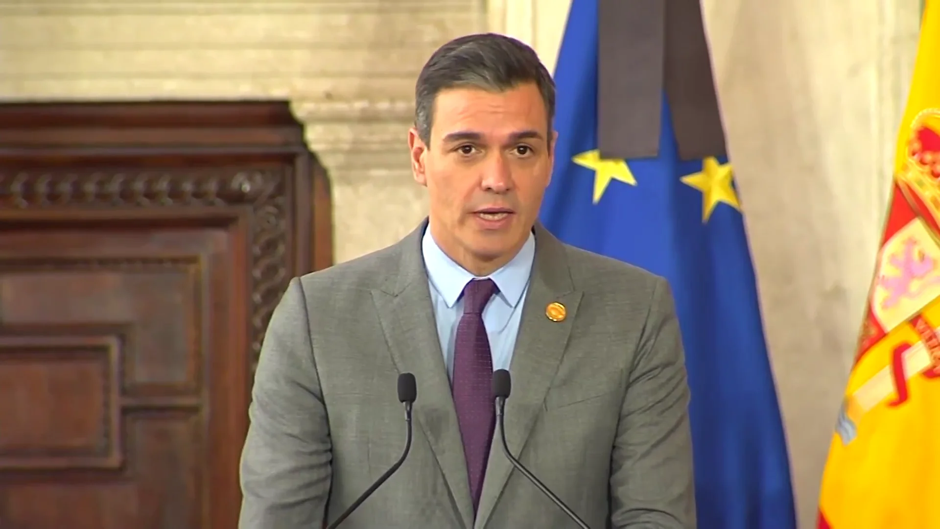 Pedro S&aacute;nchez pide una respuesta unificada de los 27 ante "la crisis energ&eacute;tica provocada por Putin"