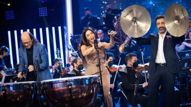 Pilar Rubio, Juan del Val y Santiago Segura tocan con la Film Symphony Orchestra en ‘El Desafío’