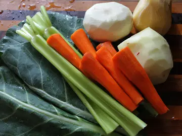 Hortalizas como zanahorias, apio o berzas Hortalizas como zanahorias, apio o berzas