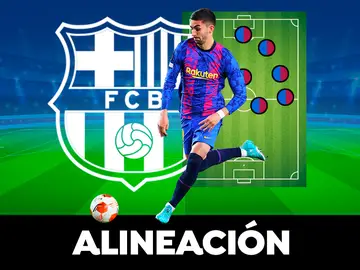 Alineación del Barcelona ante el Eintracht Frankfurt en el partido de Liga Santander Alineación del Barcelona ante el Eintracht Frankfurt en el partido de Liga Santander
