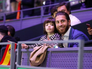 Sergio Ramos y su hijo