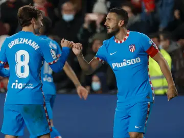 Koke alarga la racha triunfal del Atlético en Vallecas Koke alarga la racha triunfal del Atlético en Vallecas