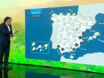 Fuertes lluvias en Valencia con avisos amarillos con precipitaciones m&aacute;s d&eacute;biles en el resto de la Pen&iacute;nsula