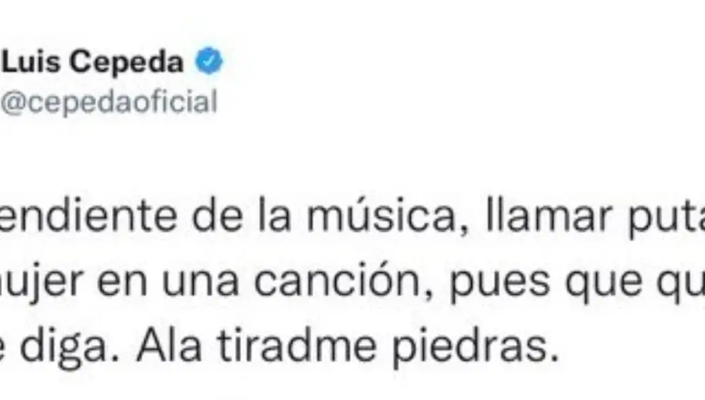 Luis Cepeda critica la canción de Rosalía