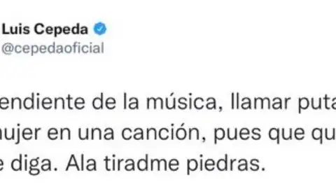 Luis Cepeda critica la canción de Rosalía Luis Cepeda