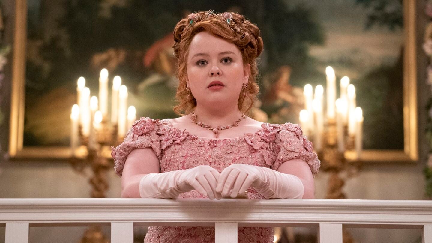 Nicola Coughlan como Penelope Featherington en la temporada 2 de 'Los Bridgerton'