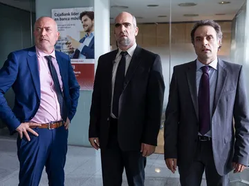 Joaquín González, Luis Tosar y Daniel Guzmán en 'Canallas' Joaquín González, Luis Tosar y Daniel Guzmán en 'Canallas'