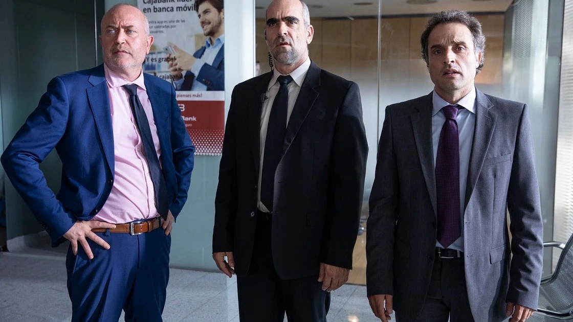 Joaqu&iacute;n Gonz&aacute;lez, Luis Tosar y Daniel Guzm&aacute;n en 'Canallas'