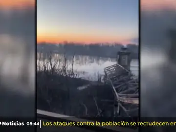 Rusia bombardea un puente en Chernigov