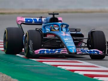 Fernando Alonso, durante el GP de Bahréin de Fórmula 1