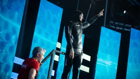 La espectacular Apnea de Omar Montes La prueba estrella en 'El Desafío'