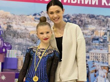 La gimnasta Katya Dyachenko, de 11 años