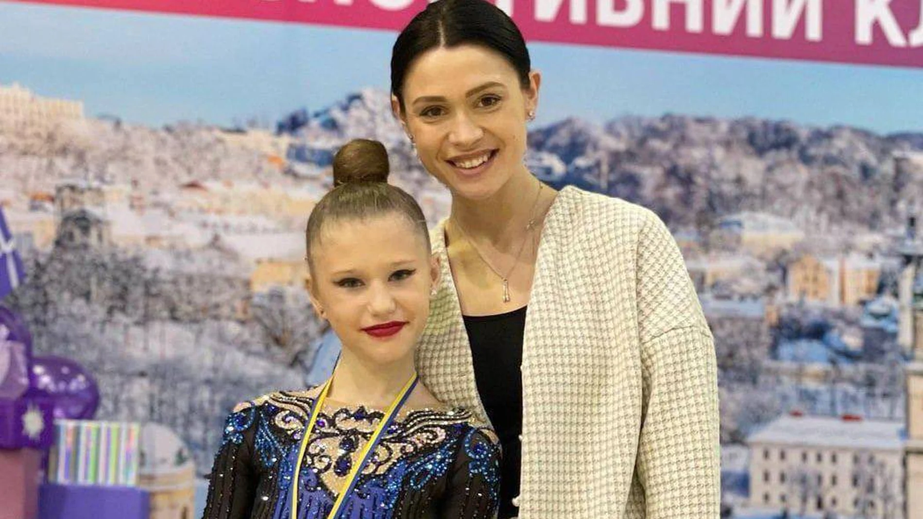 La gimnasta Katya Dyachenko, de 11 años La gimnasta Katya Dyachenko, de 11 años