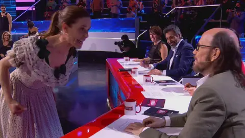 "¿Vengüenza ajena, estás de coña?": el gran enfado de Raquel Sánchez Silva con Santiago Segura en 'El Desafío' 'El Desafío'