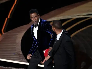 El puñetazo de Will Smith a Chris Rock en los Oscar El puñetazo de Will Smith a Chris Rock en los Oscar