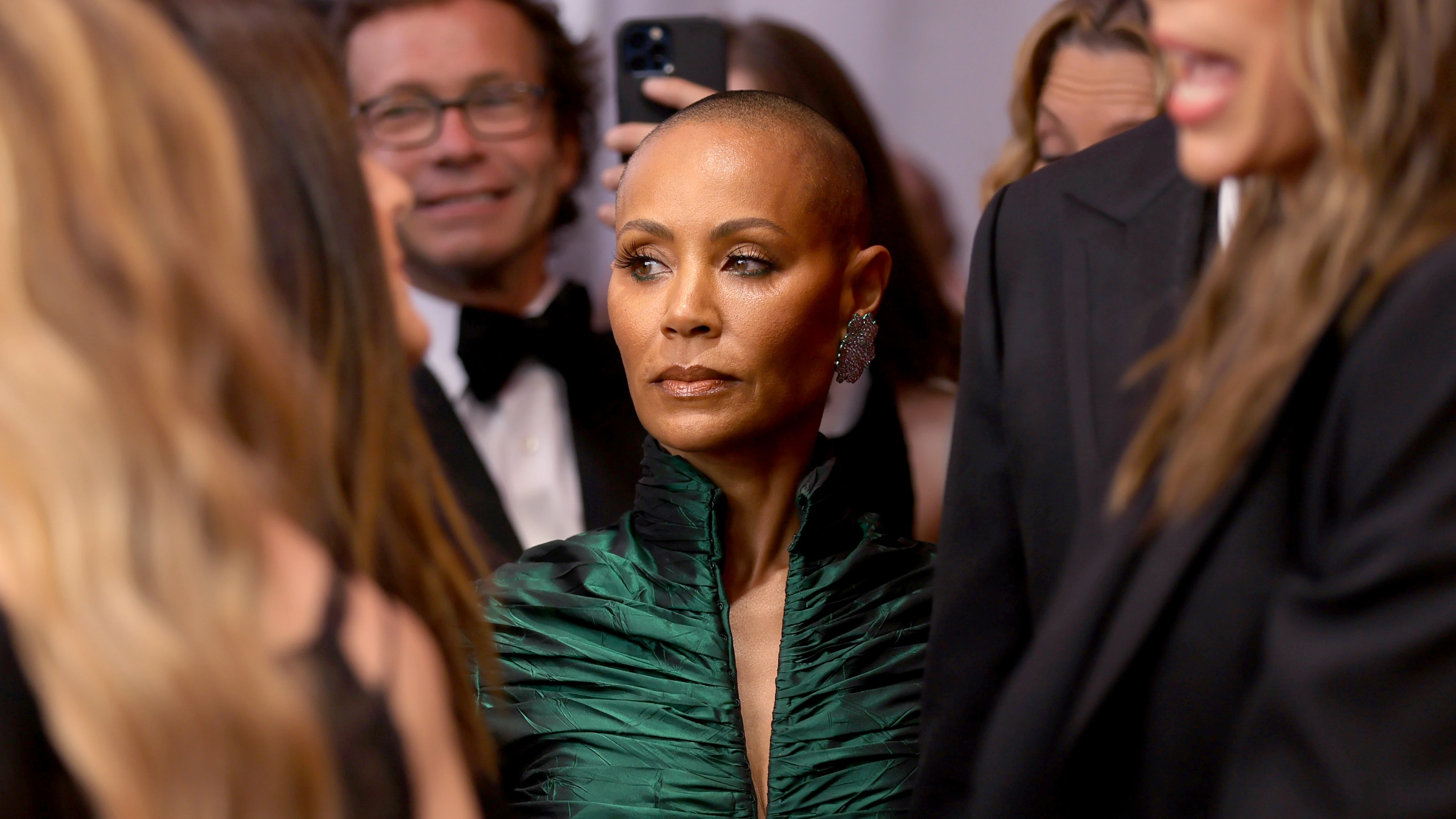 Jada Pinkett Smith en la alfombra roja de los Oscar 2022 Jada Pinkett Smith en la alfombra roja de los Oscar 2022
