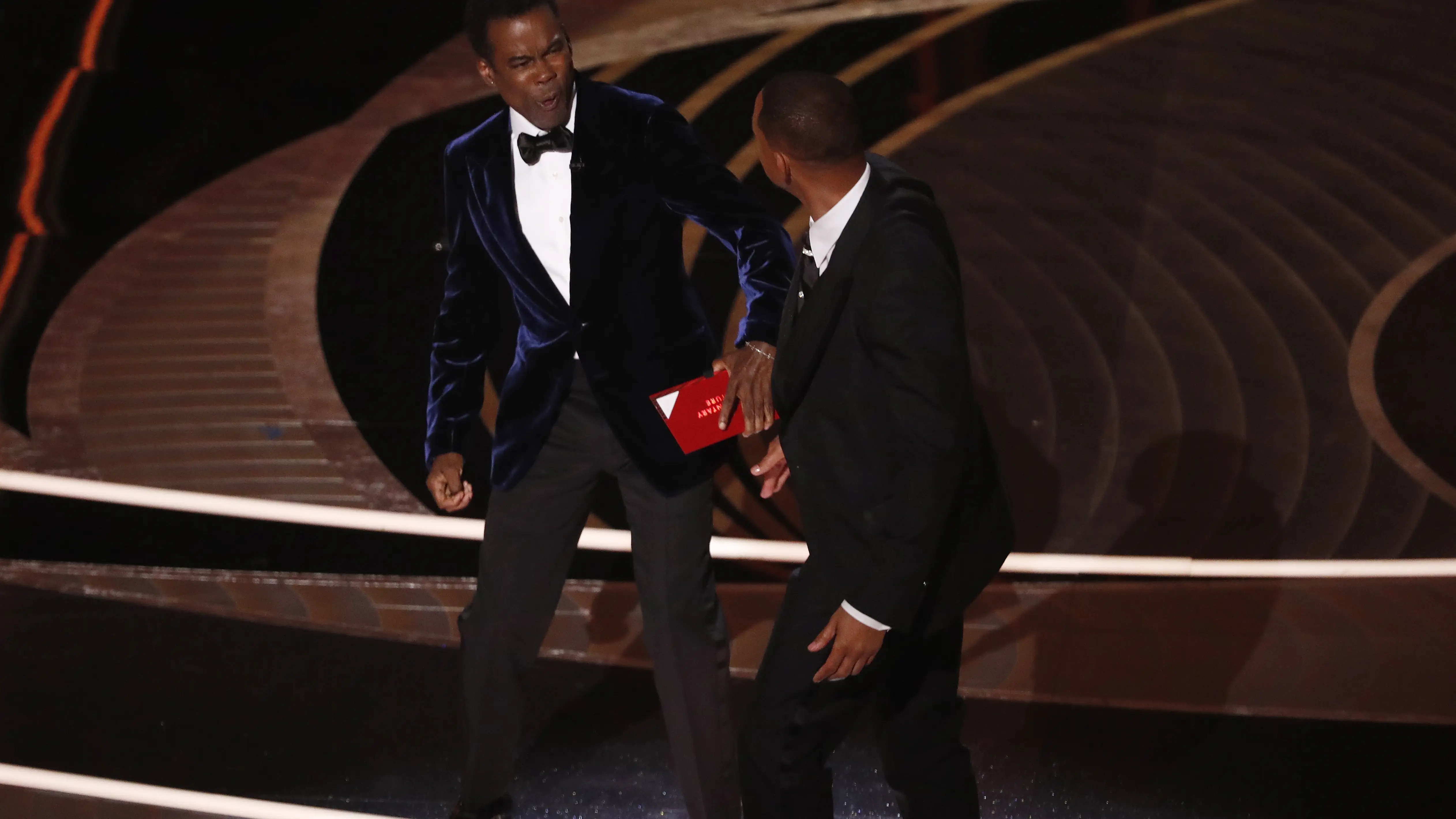 Las reacciones de los asistentes al bofetón de Will Smith a Chris Rock en la gala de los Óscar 2022 Las reacciones de los asistentes al bofetón de Will Smith a Chris Rock en la gala de los Óscar 2022