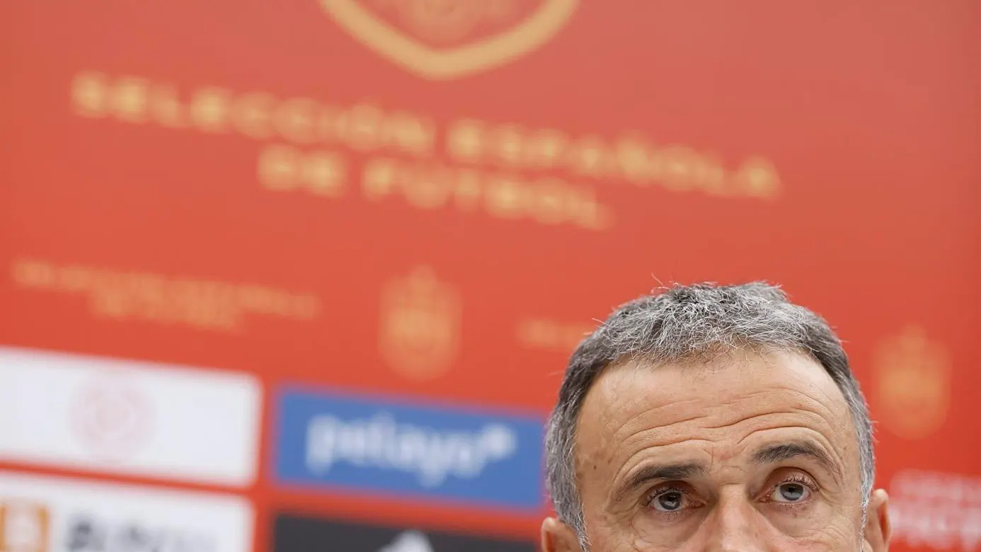 Luis Enrique, en rueda de prensa