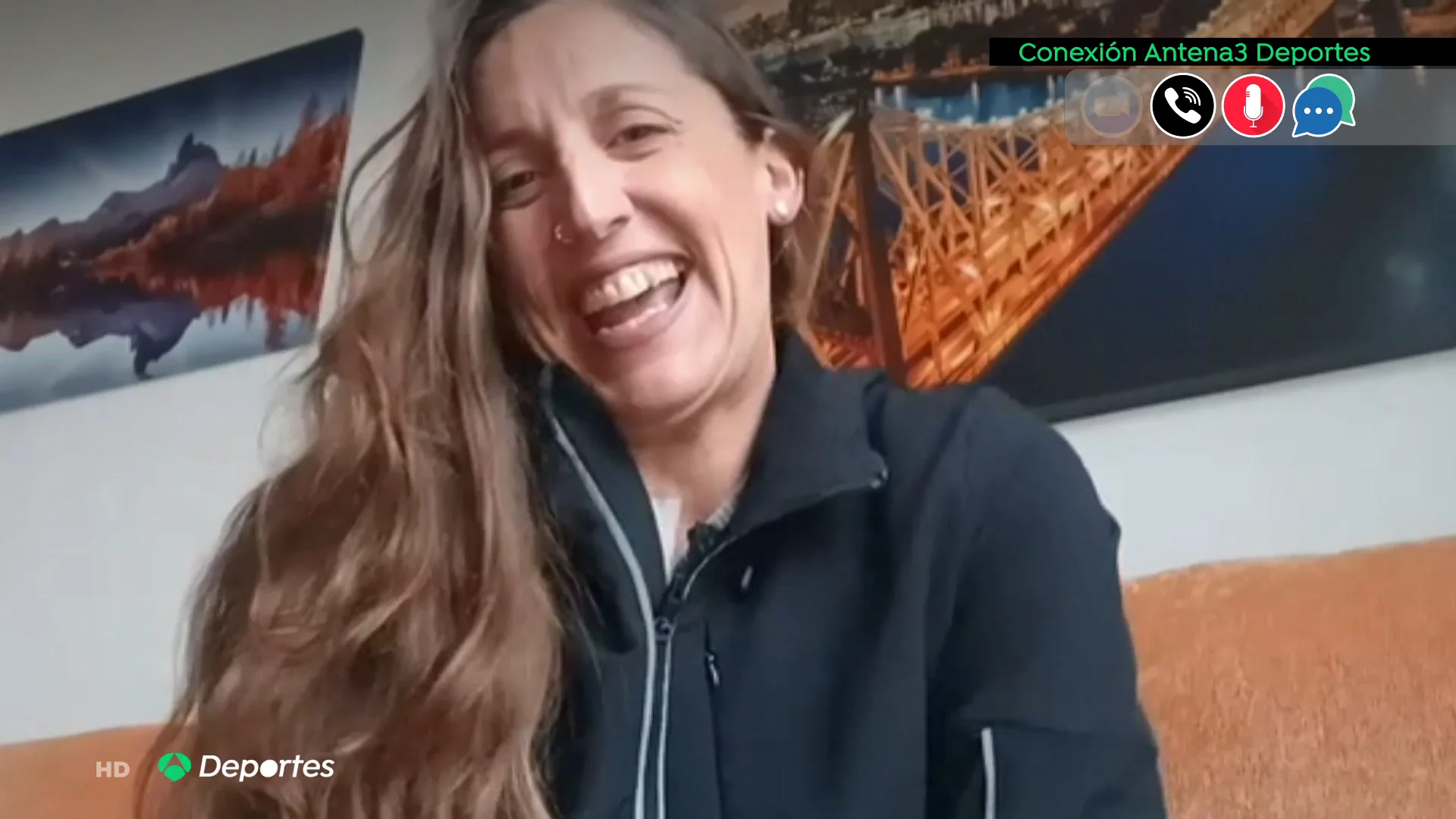 El casco salv&oacute; la vida a Ainhoa Pinedo
