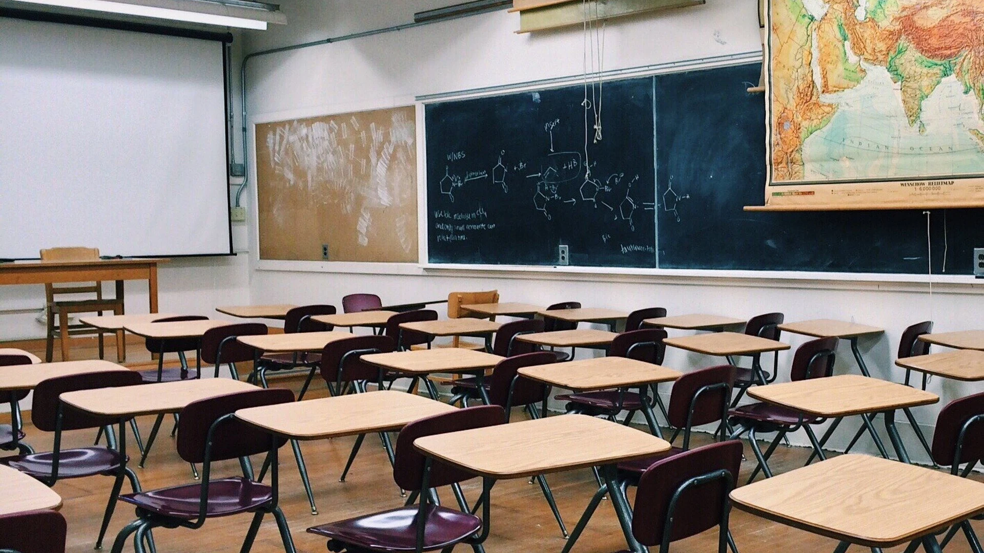 Foto de archivo de una clase