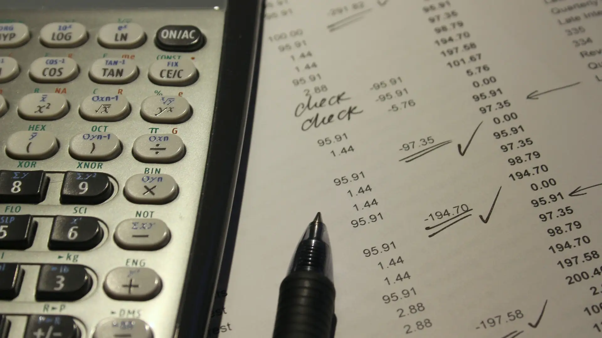 Cuentas y calculadora Cuentas y calculadora