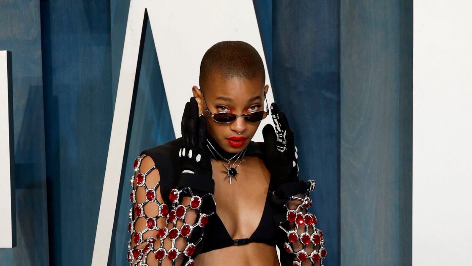La foto de Willow con su padre, Will Smith, presumiendo de Oscar tras su altercado con Chris Rock 