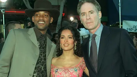 Will Smith, Salma Hayek y Kevin Kline en la promoción de 'Wild Wild West' Will Smith, Salma Hayek y Kevin Kline en la promoción de 'Wild Wild West'
