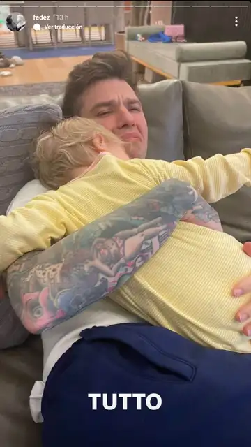 Fedez rompe a llorar al coger a Vittoria Fedez rompe a llorar al coger a Vittoria