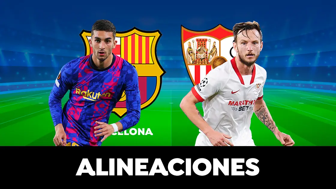 Alineación del Barcelona hoy contra el Sevilla en el partido de la Liga Santander Alineación del Barcelona hoy contra el Sevilla en el partido de la Liga Santander