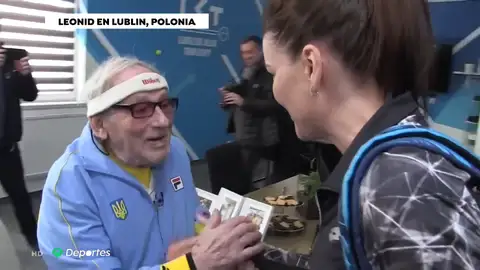 Leo Stanislasky es el tenista más viejo del mundo Leo Stanislasky es el tenista más viejo del mundo