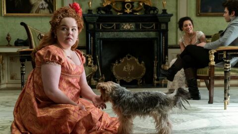 Salón de los Featherington en 'Los Bridgerton'