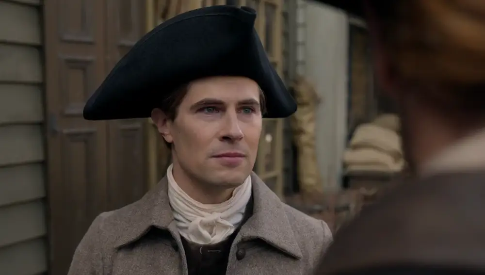 David Berry como Lord John Grey en la temporada 6 de 'Outlander'