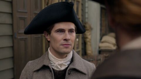 David Berry como Lord John Grey en la temporada 6 de 'Outlander'