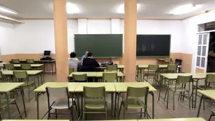 Clase de un instituto de Madrid
