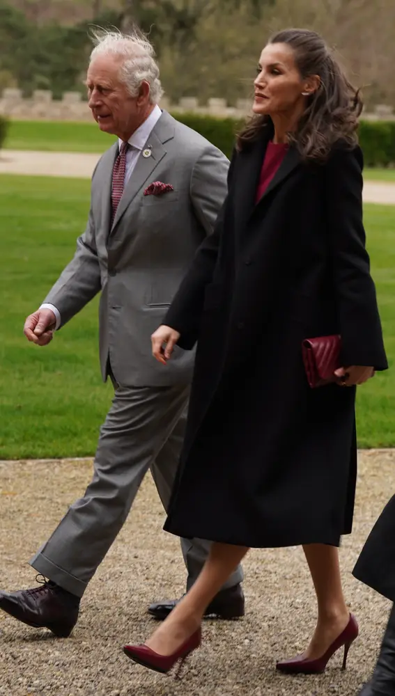 La reina Letizia y el príncipe Carlos