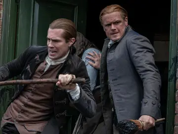 Jamie y Lord John Grey en la temporada 6 de 'Outlander' Jamie y Lord John Grey en la temporada 6 de 'Outlander'