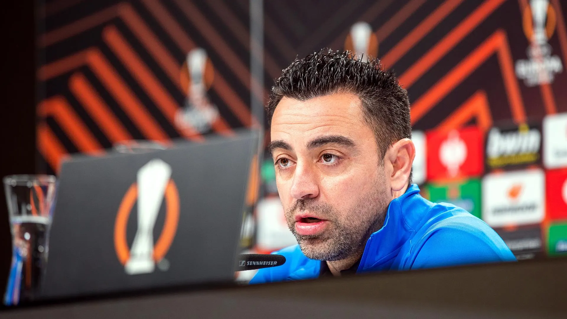 Xavi, en rueda de prensa Xavi, en rueda de prensa