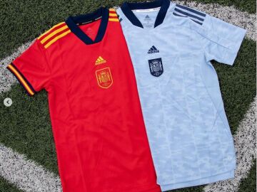 La camiseta de la Selección Española de Fútbol Femenino para la Eurocopa