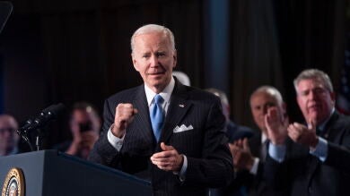 Joe Biden, en un encuentro con líderes sindicales: 
