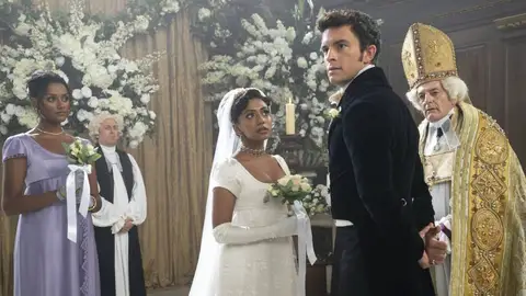 Boda de Edwina Sharma y Anthony Bridgerton en la temporada 2 Boda de Edwina Sharma y Anthony Bridgerton en la temporada 2