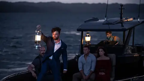 Daniel Radcliffe junto a Channing Tatum y Sandra Bullock en 'La Ciudad Perdida' Daniel Radcliffe junto a Channing Tatum y Sandra Bullock en 'La Ciudad Perdida'
