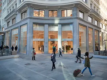 Vista exterior de la nueva tienda de Zara