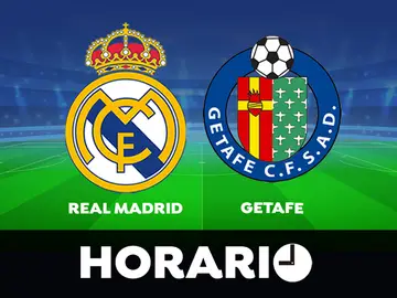 Real Madrid - Getafe: Horario y dónde ver el partido de la Liga Santander Real Madrid - Getafe: Horario y dónde ver el partido de la Liga Santander
